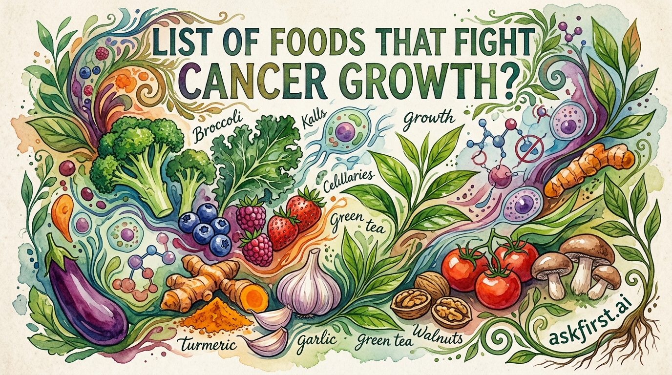 List of foods that fight cancer growth? List of foods that fight cancer growth?