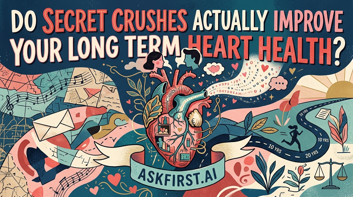 Do secret crushes actually improve your long term heart health? Do secret crushes actually improve your long term heart health?