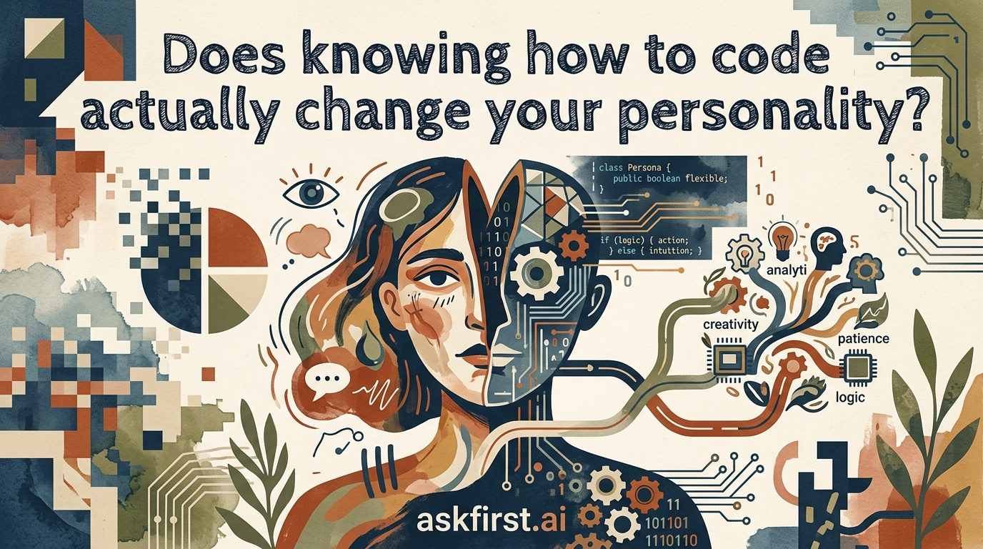 Does knowing how to code actually change your personality? Does knowing how to code actually change your personality?