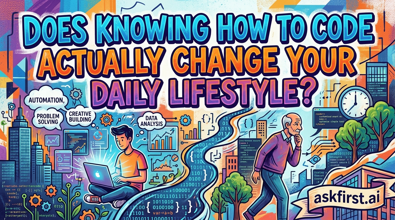 Does knowing how to code actually change your daily lifestyle? Does knowing how to code actually change your daily lifestyle?