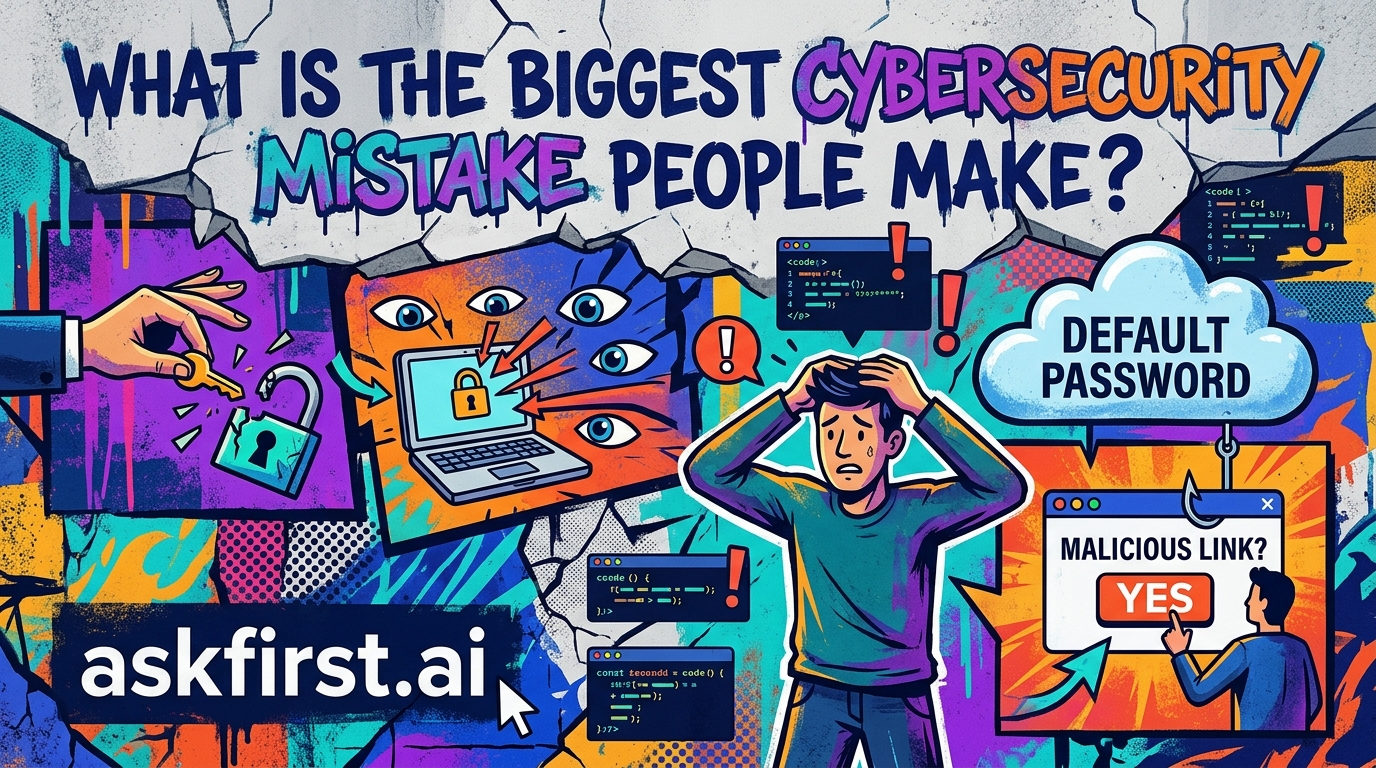 What is the biggest cybersecurity mistake people make? What is the biggest cybersecurity mistake people make?