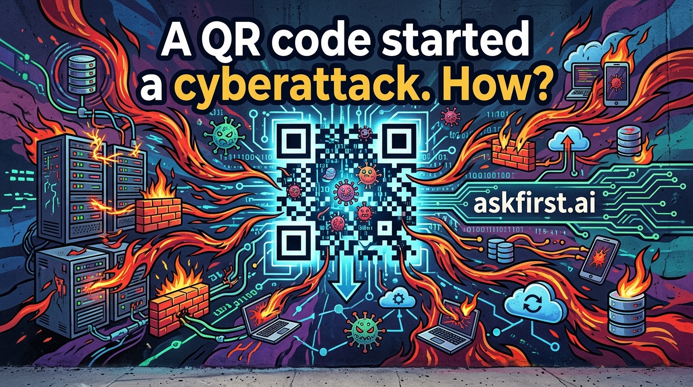 A QR code started a cyberattack. How? A QR code started a cyberattack. How?