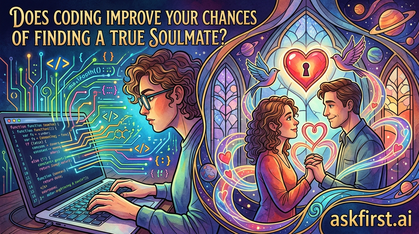 Does coding improve your chances of finding a true soulmate? Does coding improve your chances of finding a true soulmate?