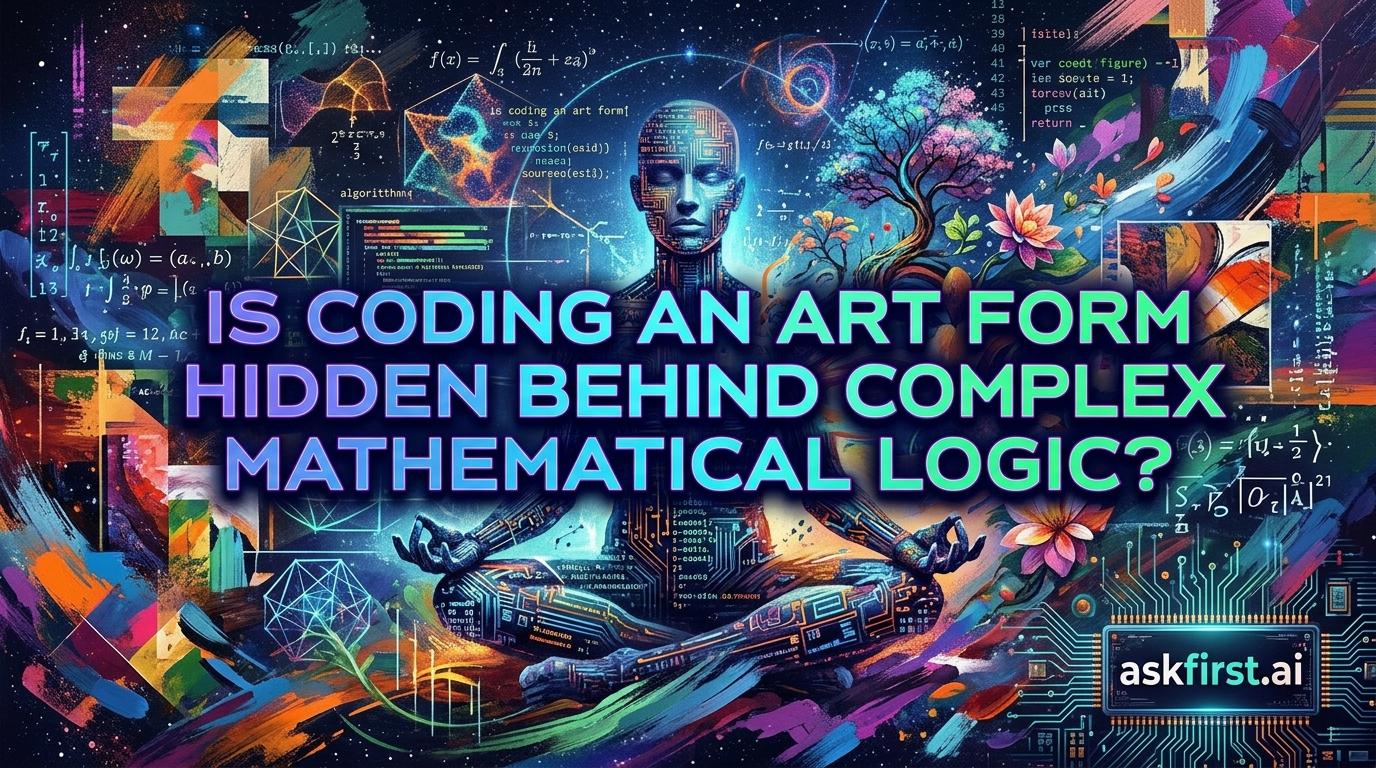 Is coding an art form hidden behind complex mathematical logic? Is coding an art form hidden behind complex mathematical logic?