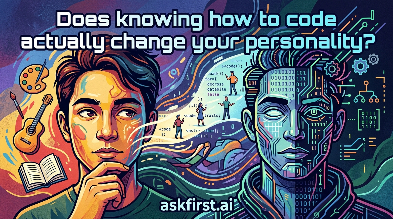 Does knowing how to code actually change your personality? Does knowing how to code actually change your personality?