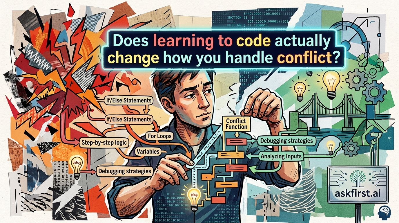 Does learning to code actually change how you handle conflict? Does learning to code actually change how you handle conflict?