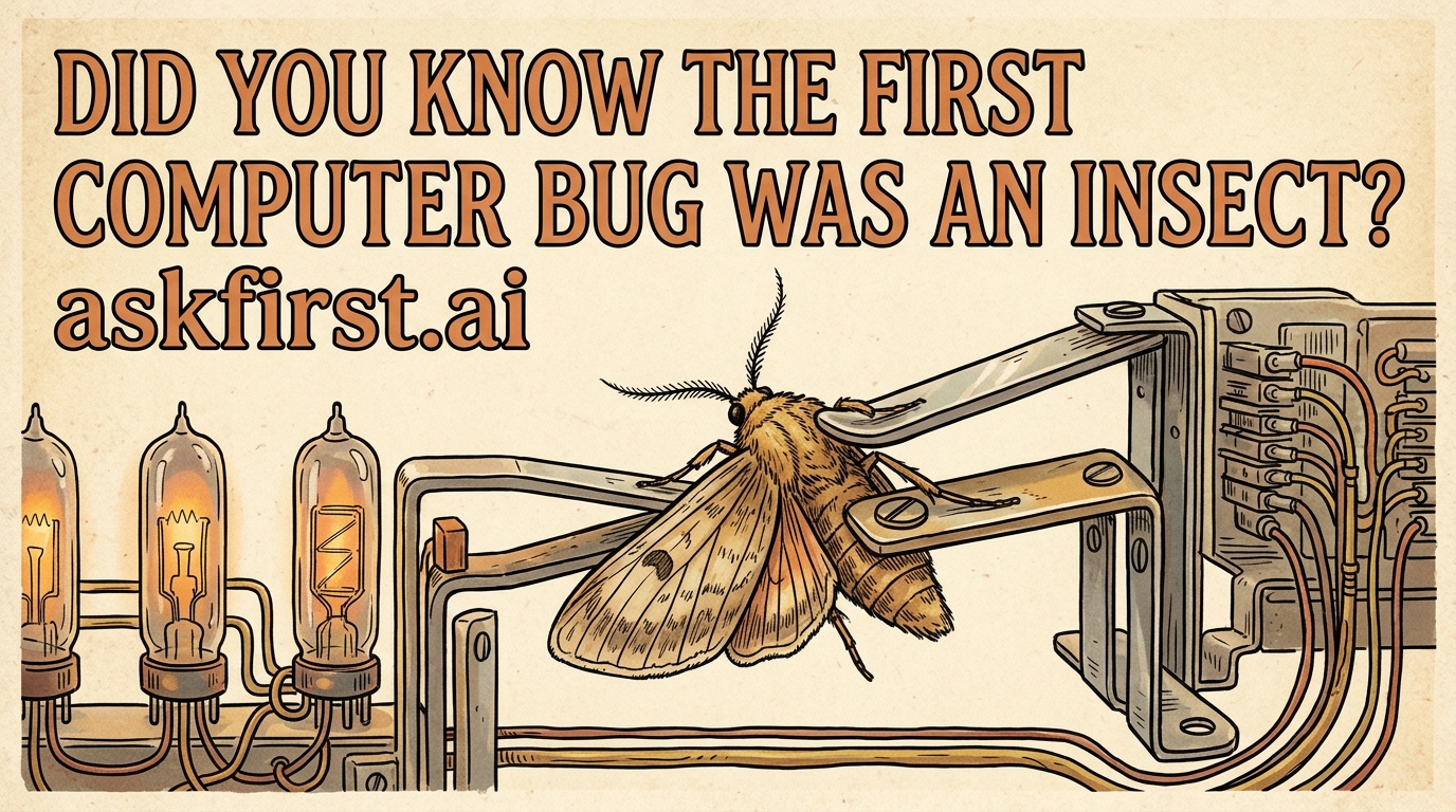 Did you know the first computer bug was an insect? Did you know the first computer bug was an insect?