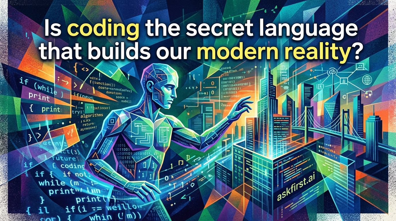 Is coding the secret language that builds our modern reality? Is coding the secret language that builds our modern reality?