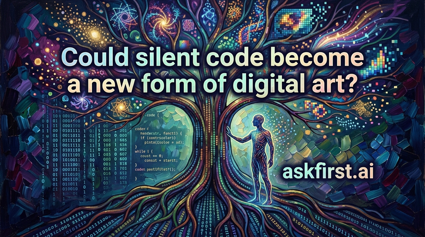 Could silent code become a new form of digital art? Could silent code become a new form of digital art?