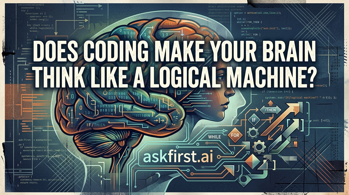 Does coding make your brain think like a logical machine? Does coding make your brain think like a logical machine?