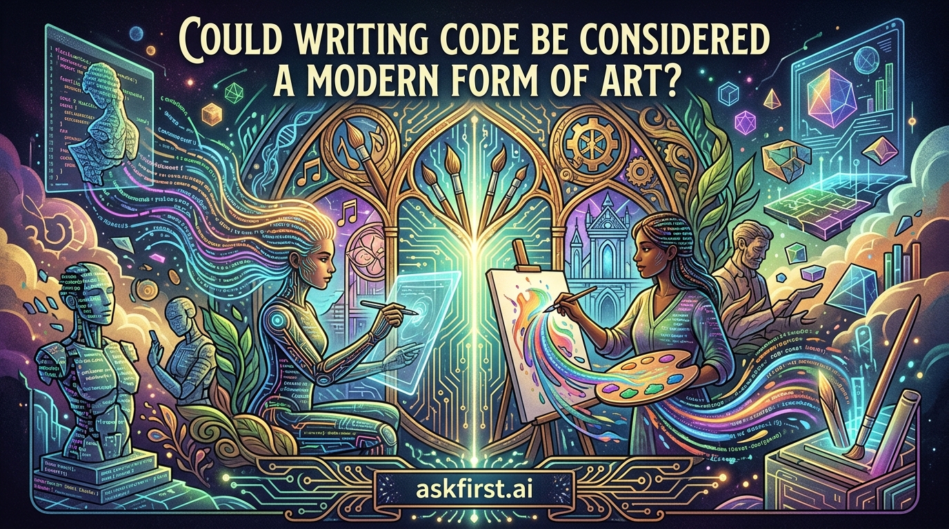 Could writing code be considered a modern form of art? Could writing code be considered a modern form of art?