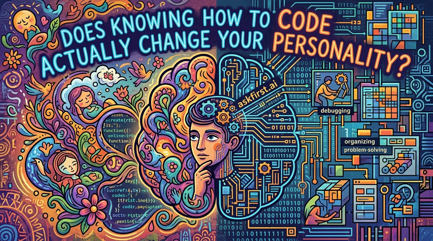 Does knowing how to code actually change your personality? Does knowing how to code actually change your personality?