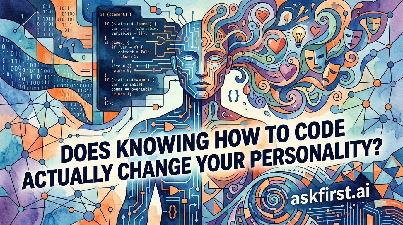 Does knowing how to code actually change your personality? Does knowing how to code actually change your personality?