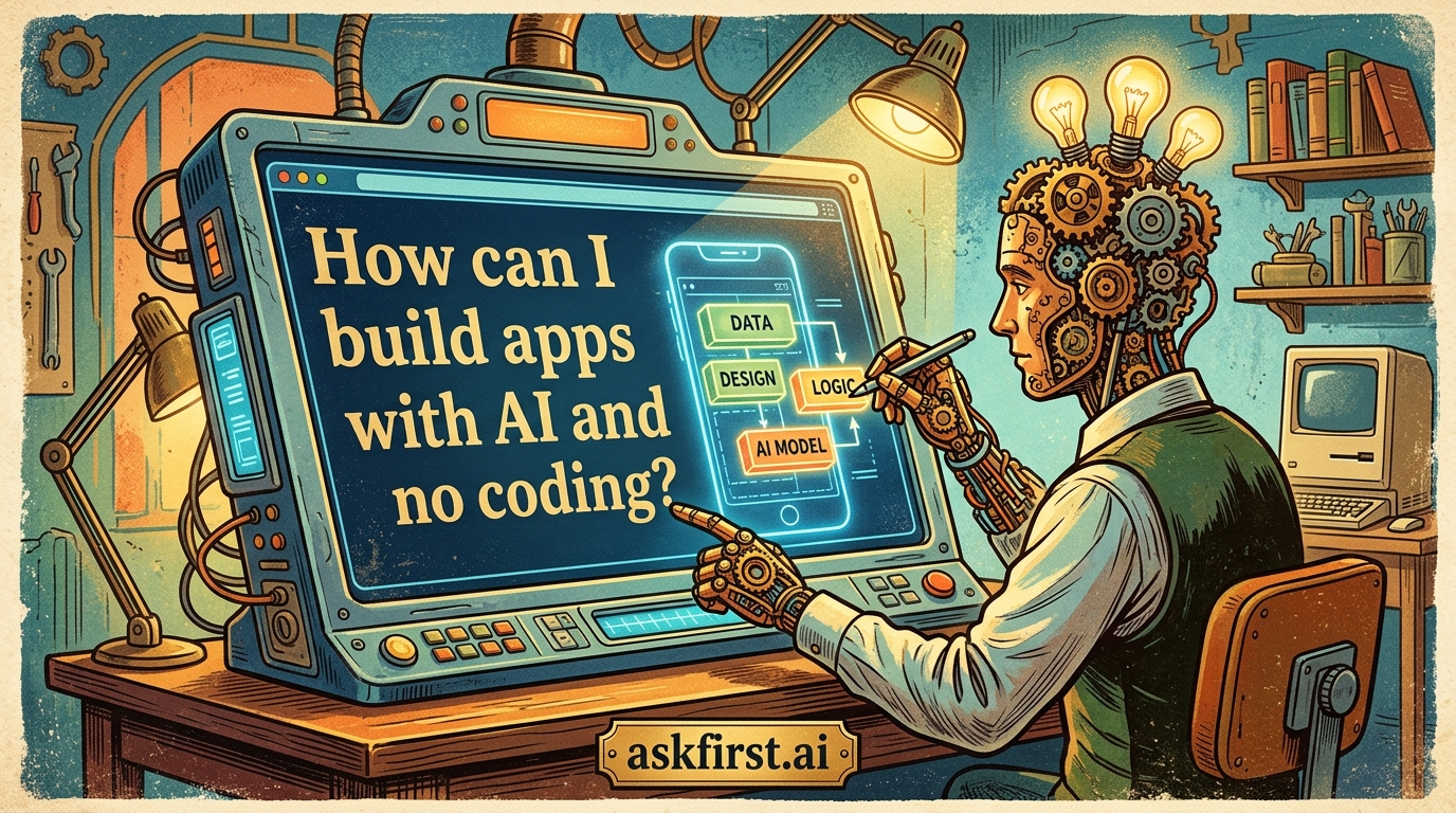 How can I build apps with AI and no coding? How can I build apps with AI and no coding?