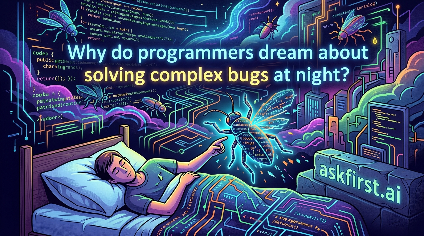 Why do programmers dream about solving complex bugs at night? Why do programmers dream about solving complex bugs at night?