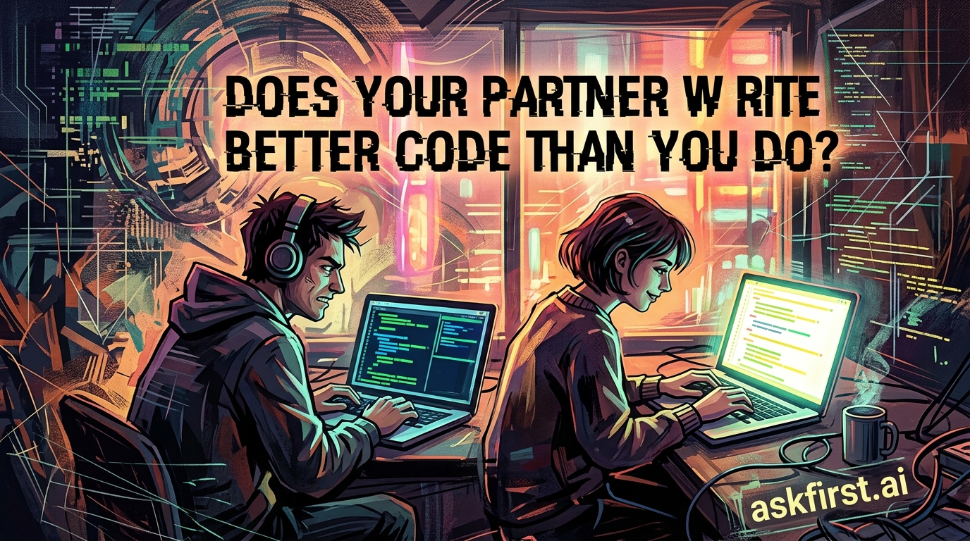 Does your partner write better code than you do? Does your partner write better code than you do?