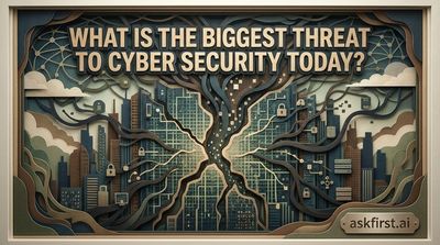 What is the biggest threat to cyber security today?