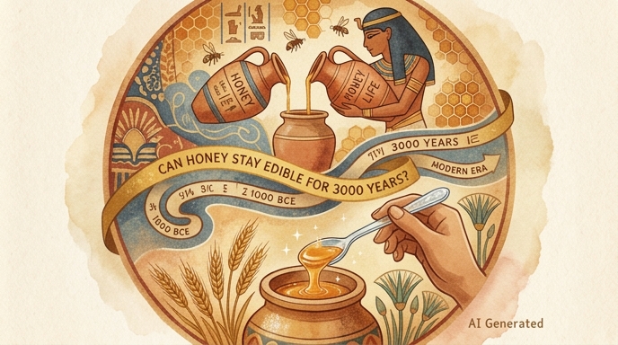 Can honey stay edible for three thousand years? Can honey stay edible for three thousand years?