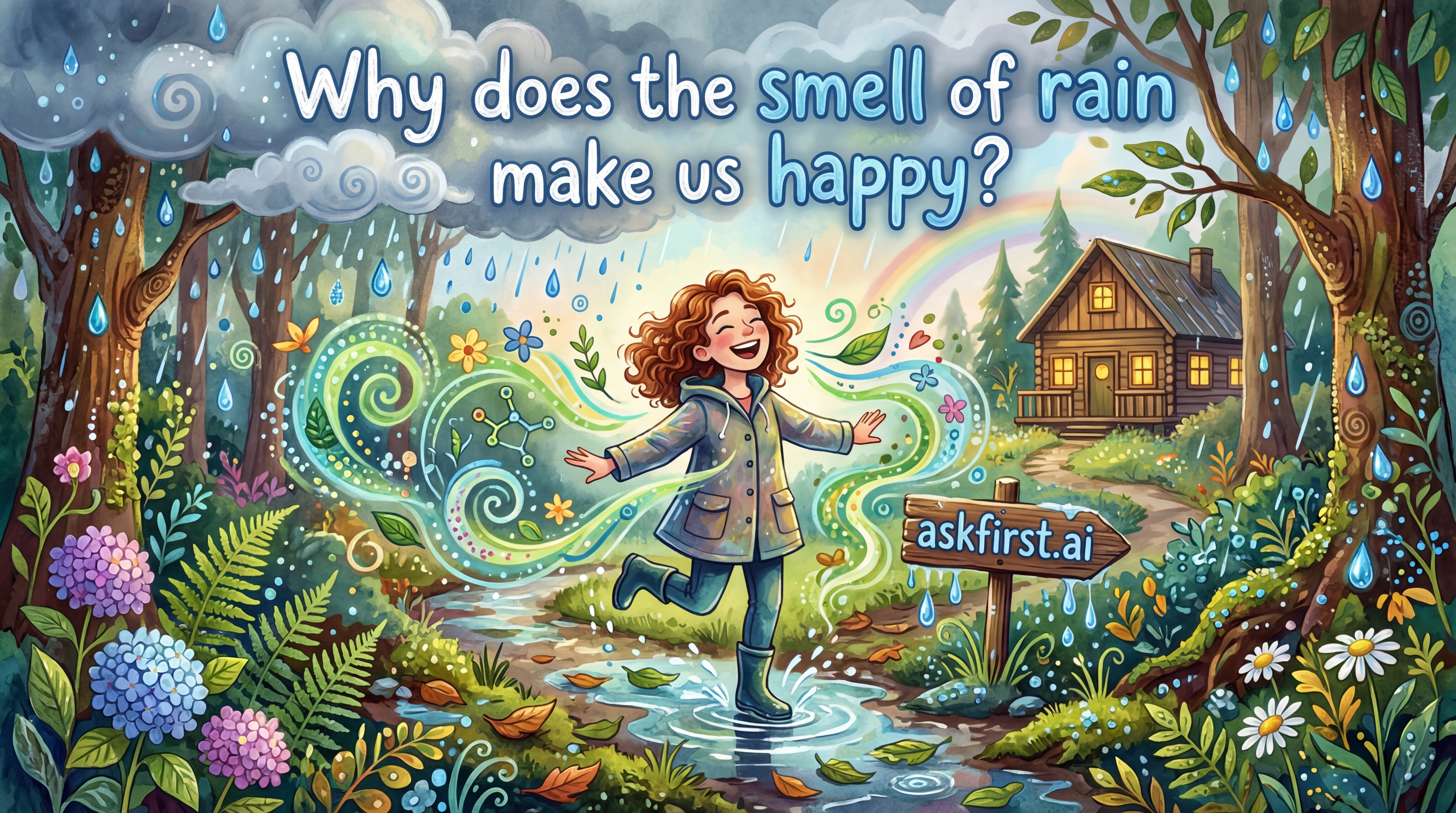 Why does the smell of rain make us happy? Why does the smell of rain make us happy?