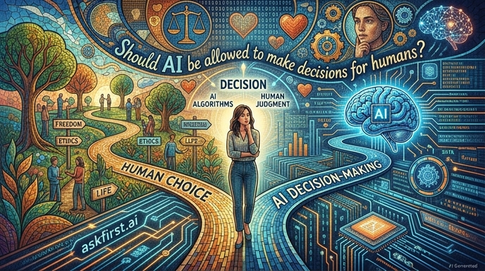 Should AI be allowed to make decisions for humans? Should AI be allowed to make decisions for humans?