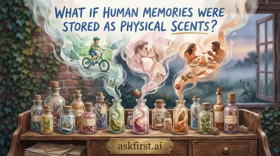 What if human memories were stored as physical scents?