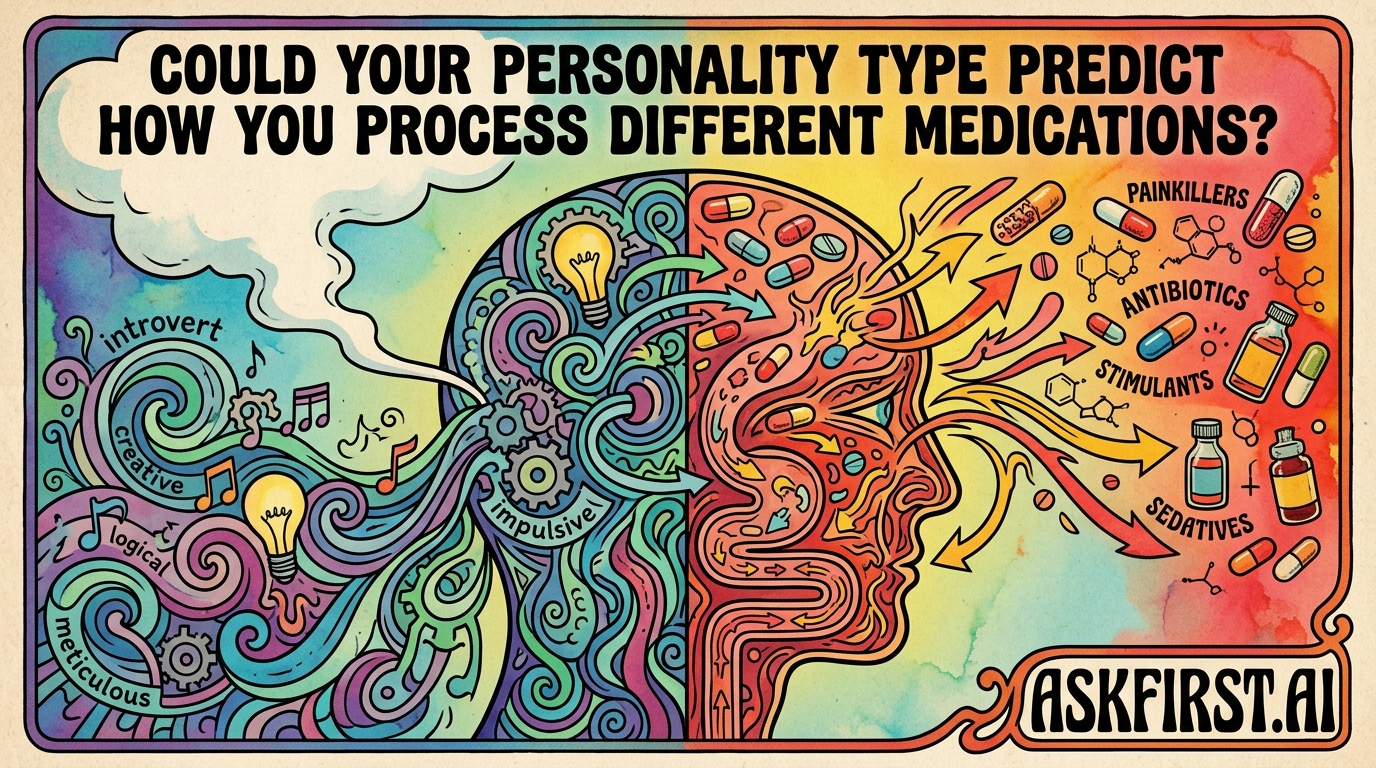 Could your personality type predict how you process different medications? Could your personality type predict how you process different medications?