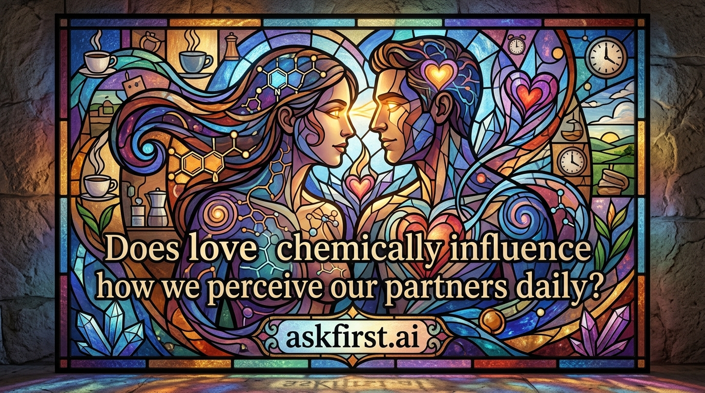 Does love chemically influence how we perceive our partners daily? Does love chemically influence how we perceive our partners daily?