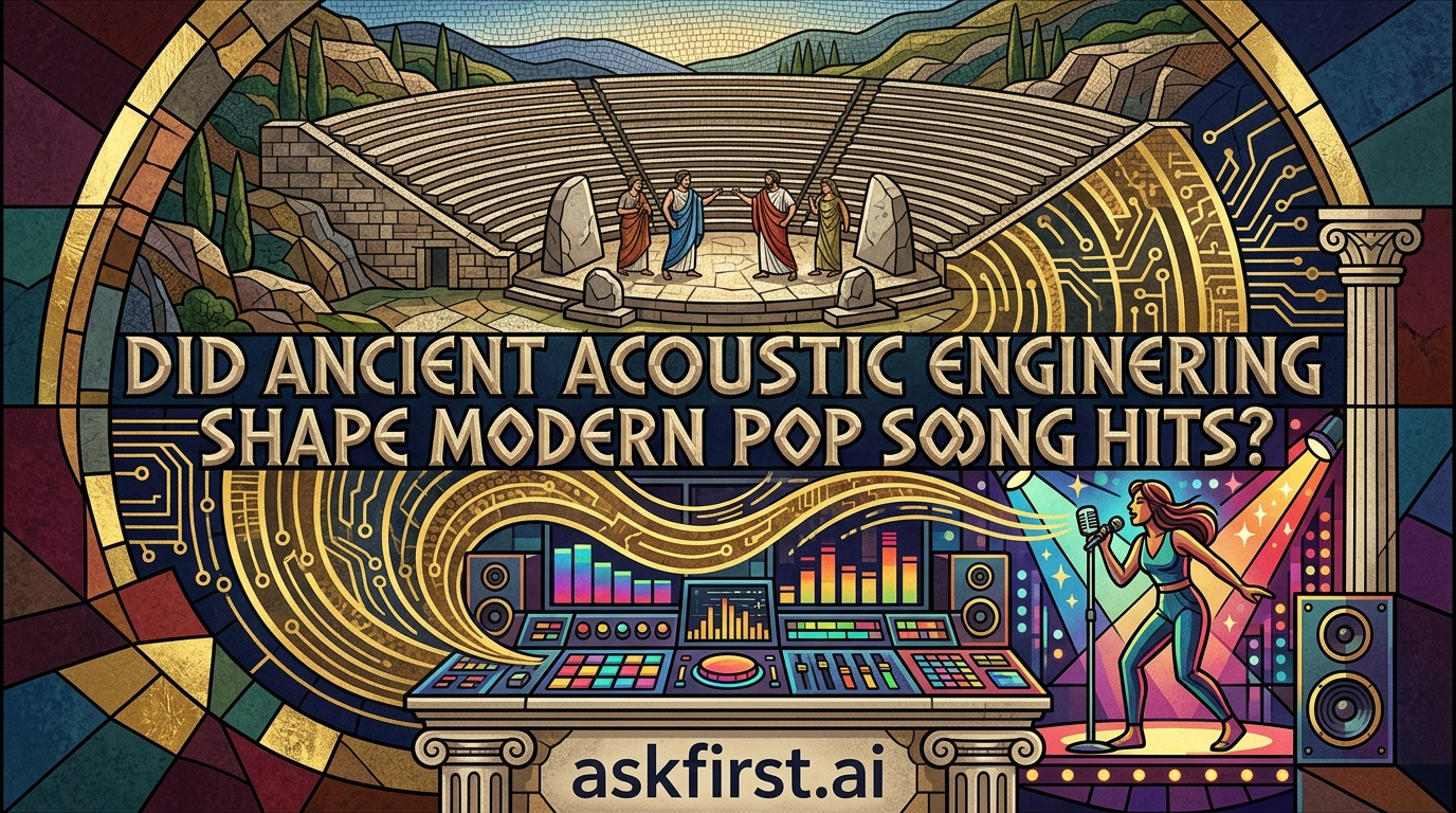 Did ancient acoustic engineering shape modern pop song hits? Did ancient acoustic engineering shape modern pop song hits?
