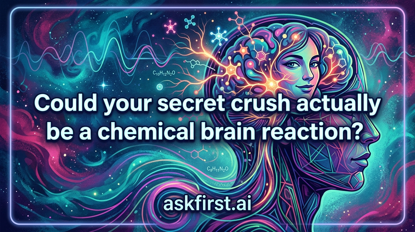Could your secret crush actually be a chemical brain reaction? Could your secret crush actually be a chemical brain reaction?
