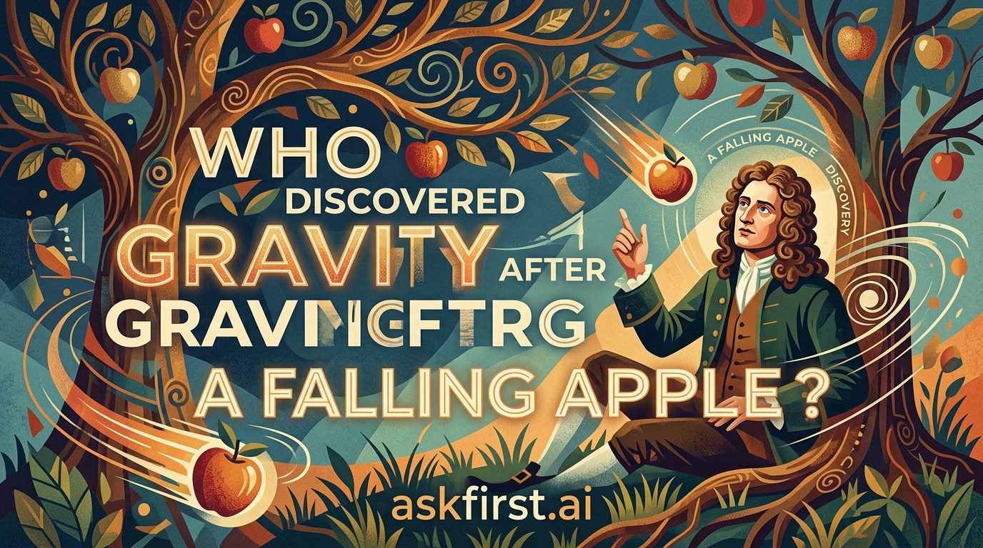 Who discovered gravity after observing a falling apple? Who discovered gravity after observing a falling apple?