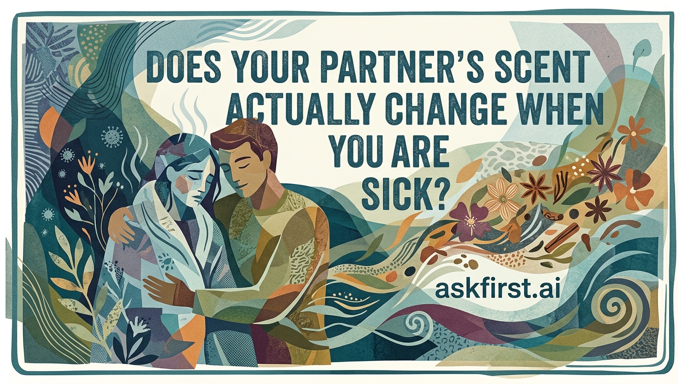 Does your partner's scent actually change when you are sick? Does your partner's scent actually change when you are sick?