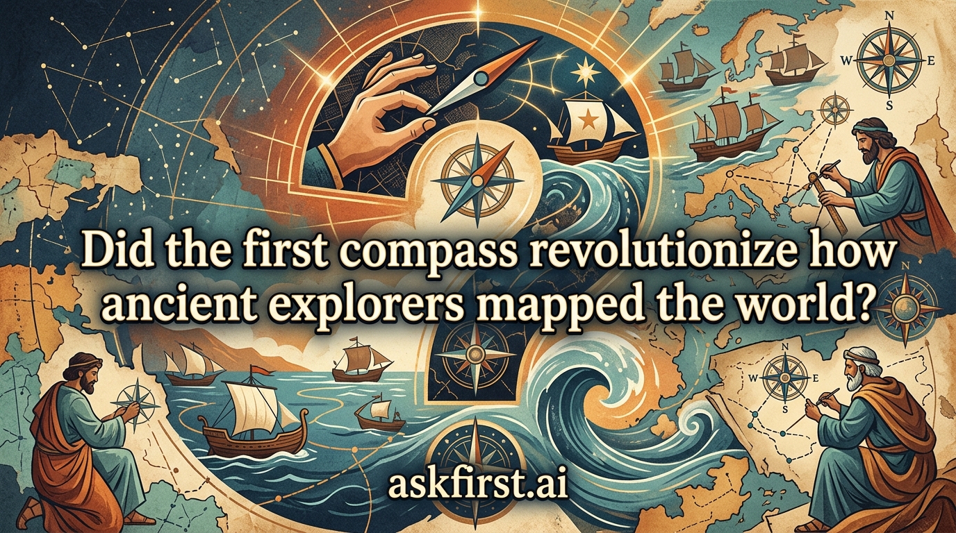 Did the first compass revolutionize how ancient explorers mapped the world? Did the first compass revolutionize how ancient explorers mapped the world?