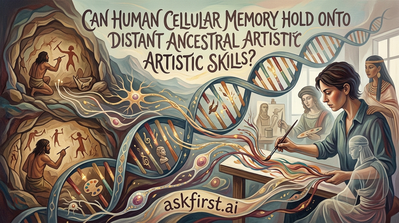 Can human cellular memory hold onto distant ancestral artistic skills? Can human cellular memory hold onto distant ancestral artistic skills?