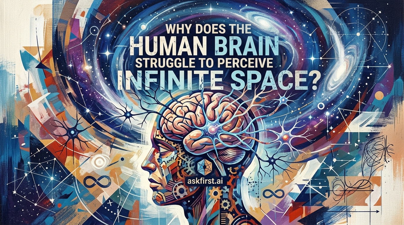 Why does the human brain struggle to perceive infinite space? Why does the human brain struggle to perceive infinite space?
