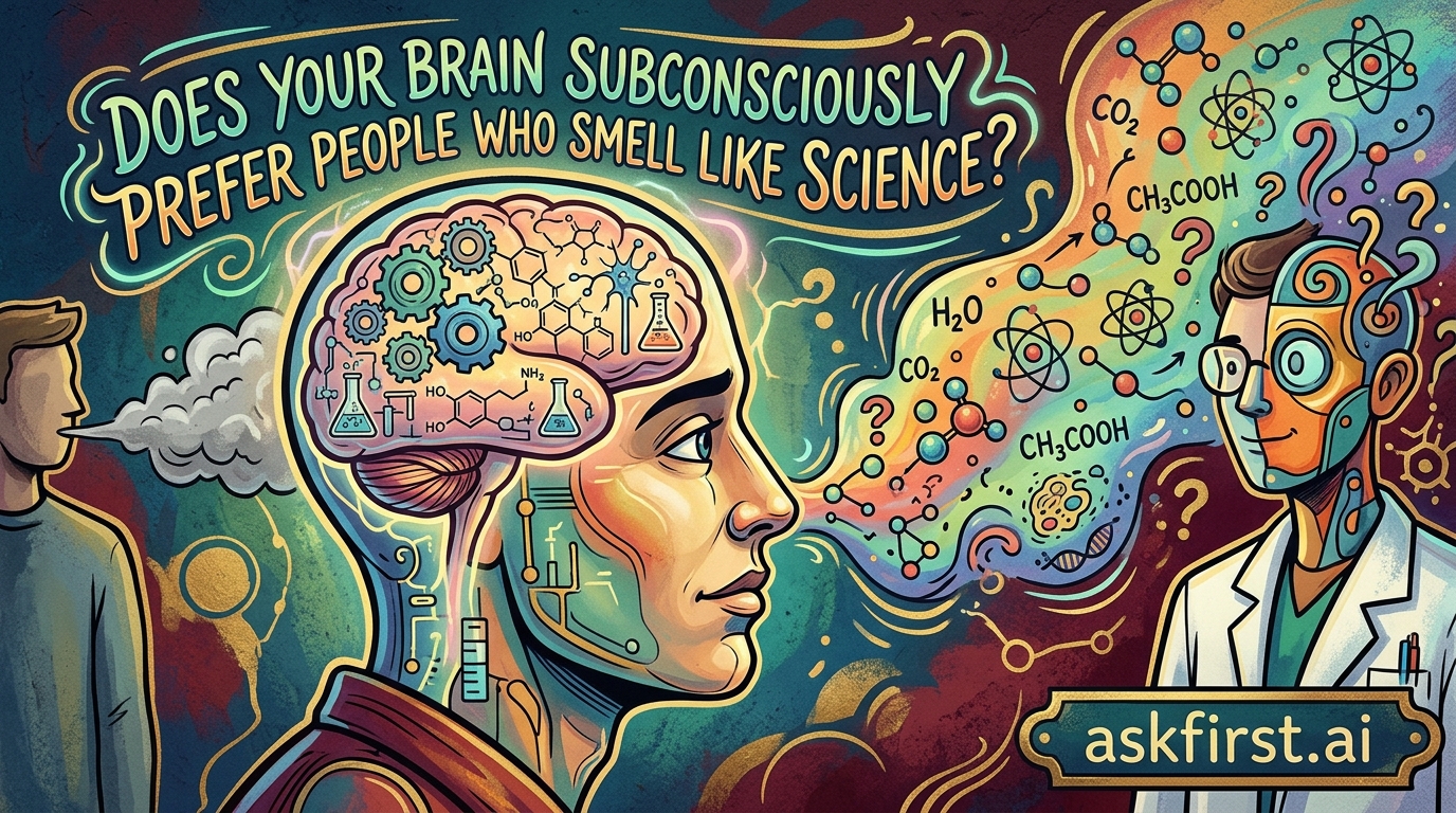 Does your brain subconsciously prefer people who smell like science? Does your brain subconsciously prefer people who smell like science?