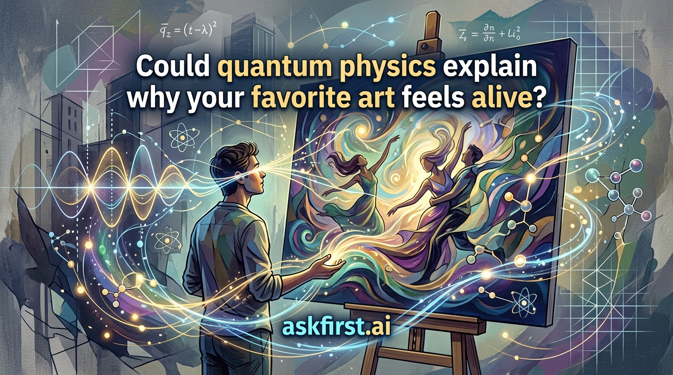 Could quantum physics explain why your favorite art feels alive? Could quantum physics explain why your favorite art feels alive?