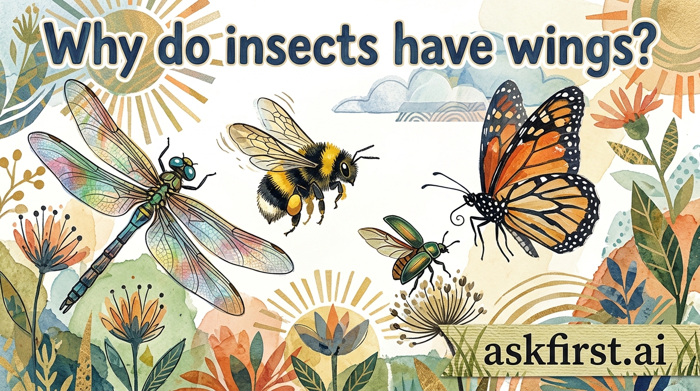 Why do insects have wings? Why do insects have wings?