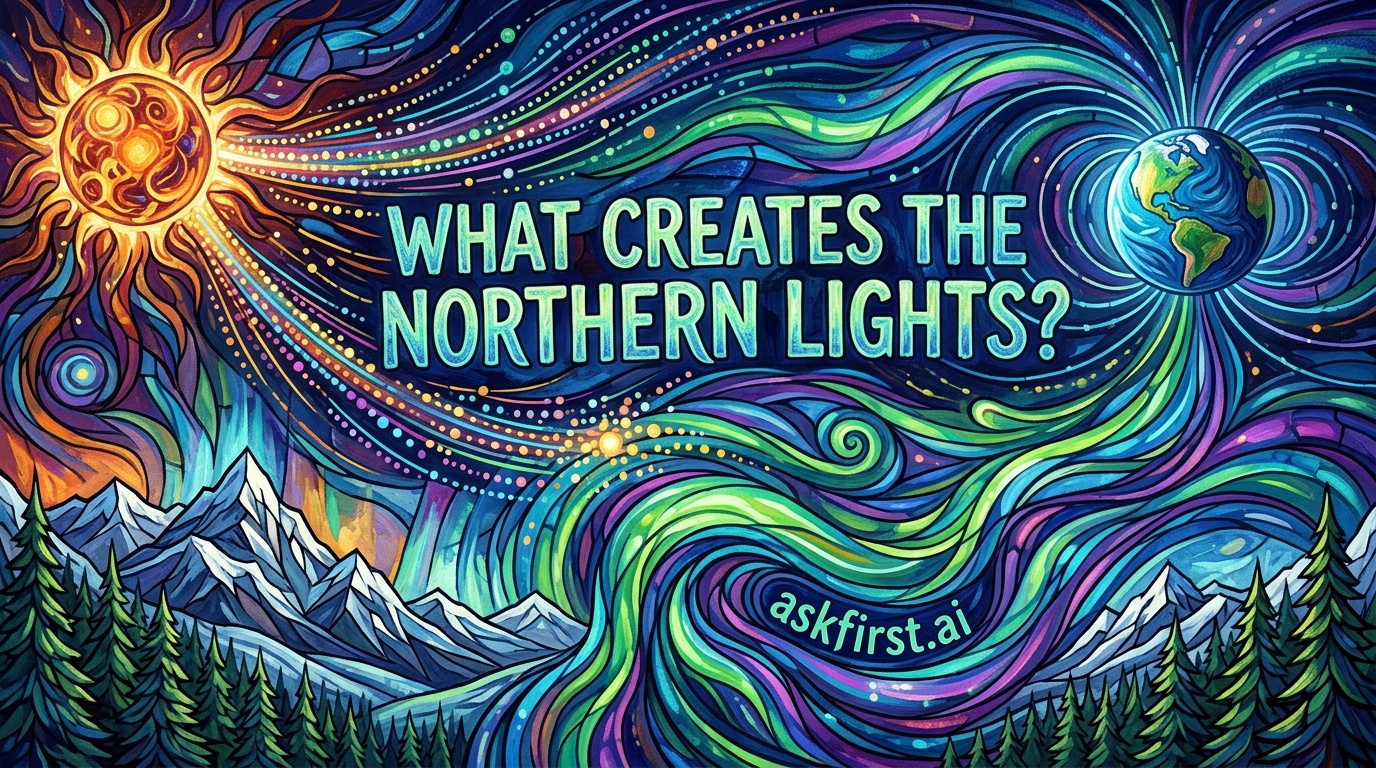 What creates the northern lights? What creates the northern lights?