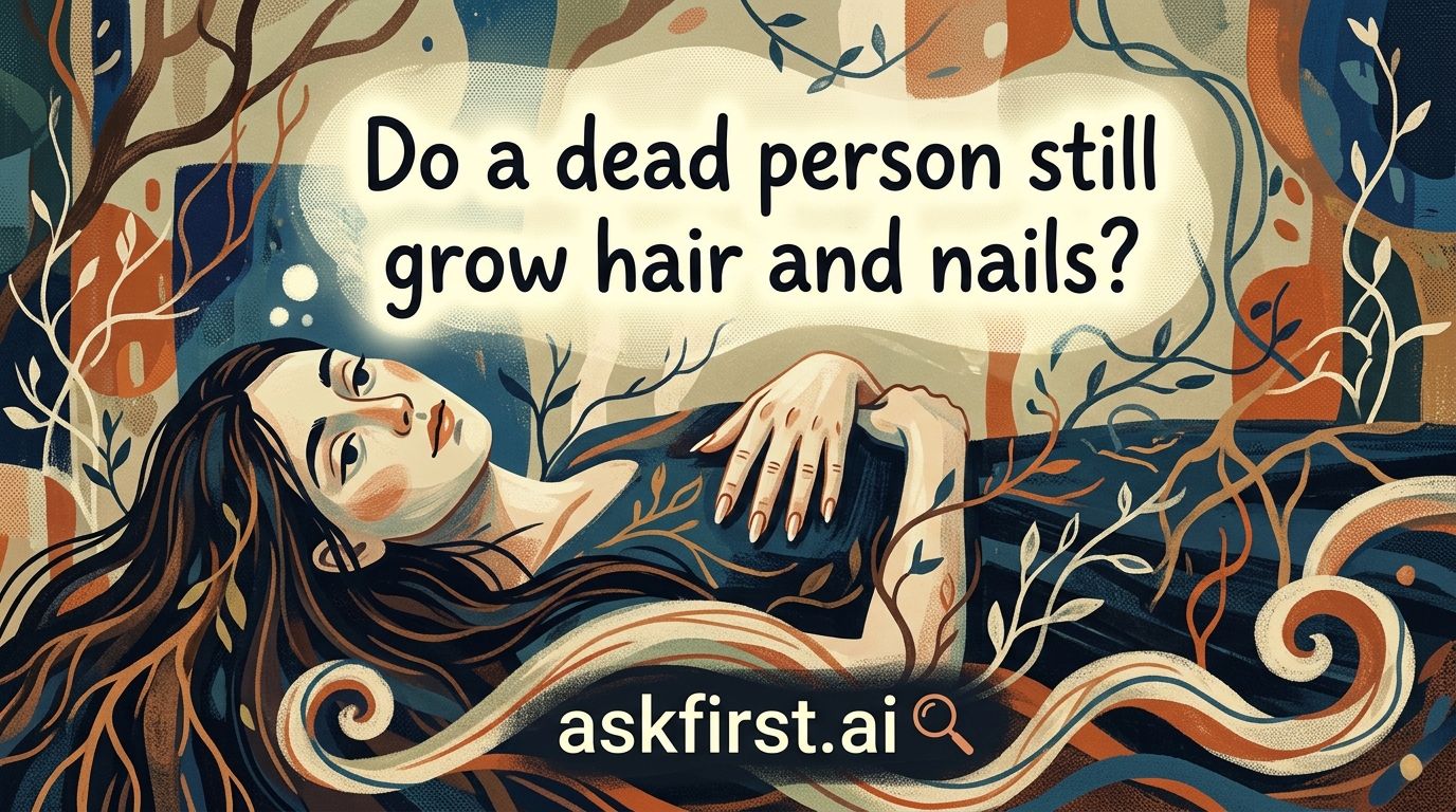 Do a dead person still grow hair and nails? Do a dead person still grow hair and nails?