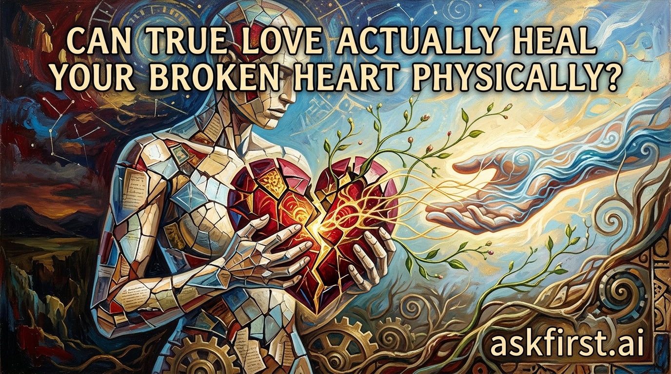 Can true love actually heal your broken heart physically? Can true love actually heal your broken heart physically?