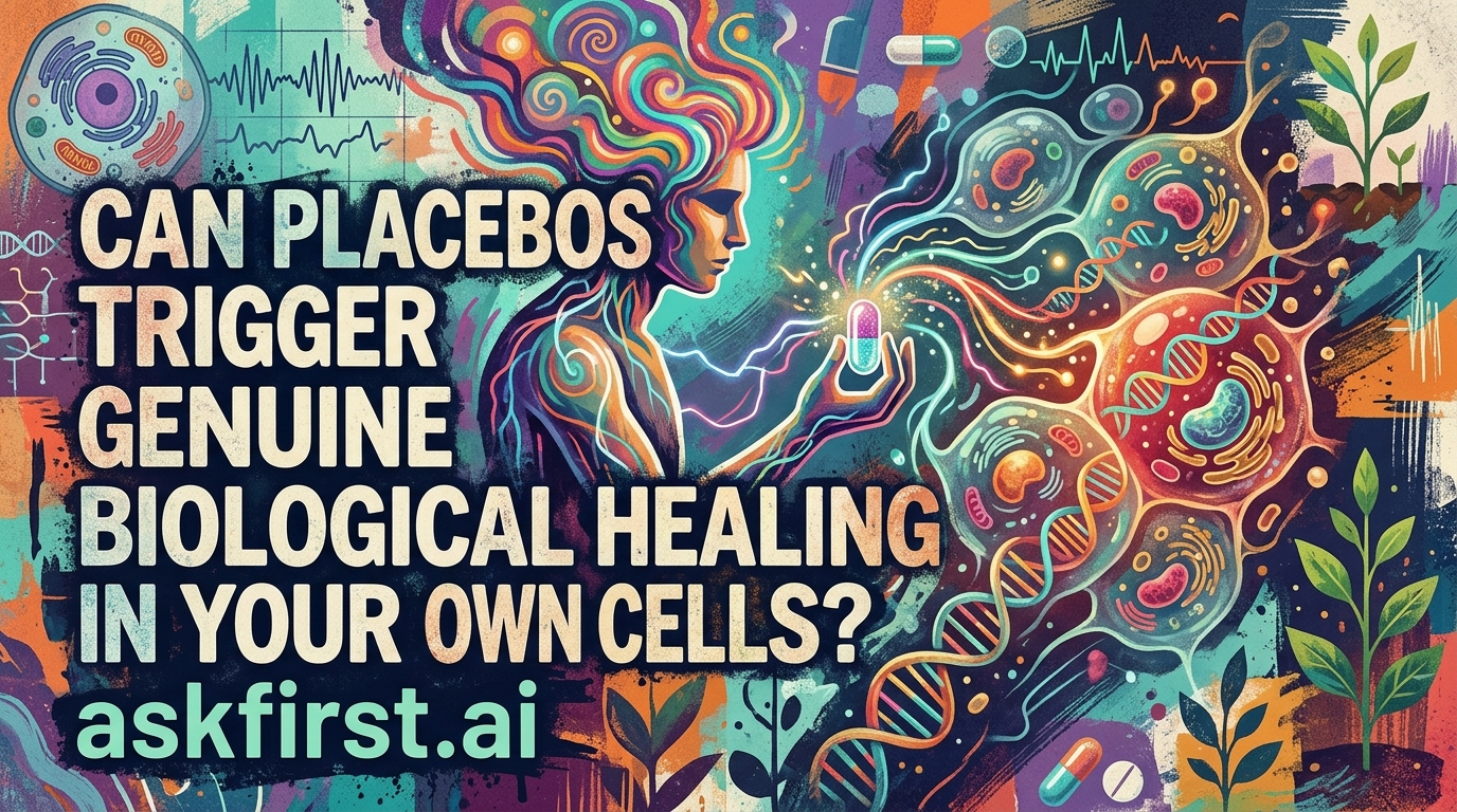 Can placebos trigger genuine biological healing in your own cells? Can placebos trigger genuine biological healing in your own cells?