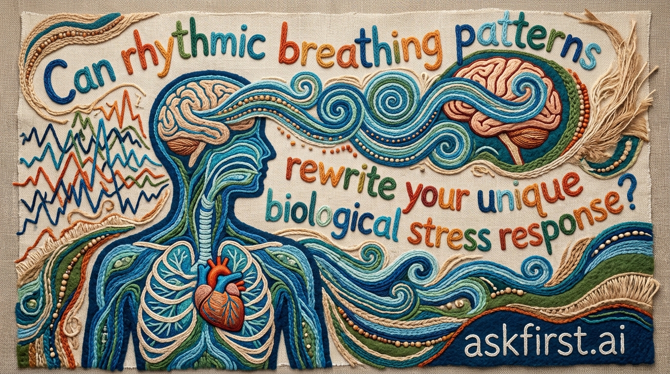 Can rhythmic breathing patterns rewrite your unique biological stress response? Can rhythmic breathing patterns rewrite your unique biological stress response?