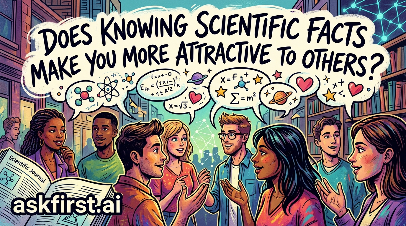 Does knowing scientific facts make you more attractive to others? Does knowing scientific facts make you more attractive to others?
