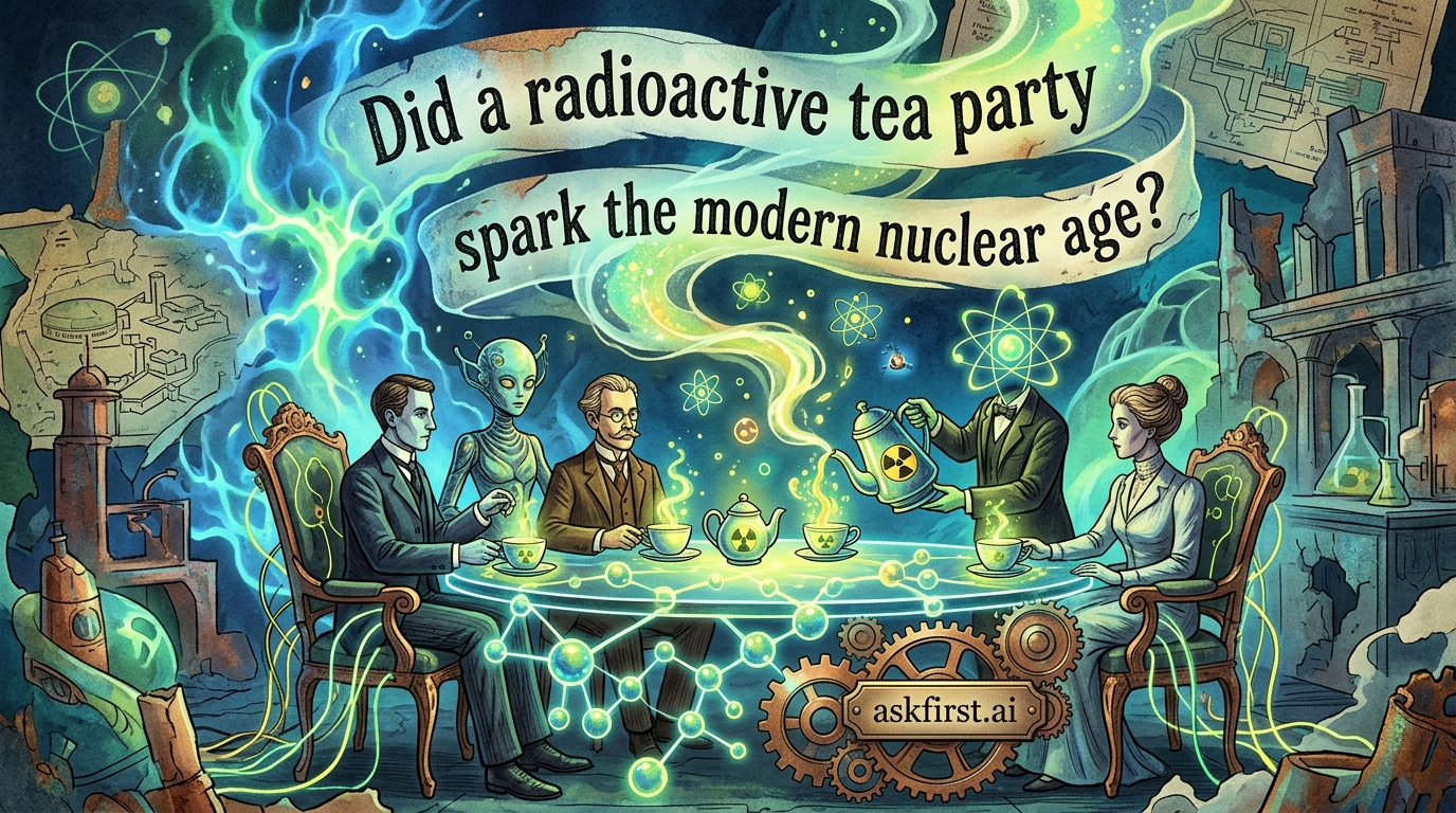 Did a radioactive tea party spark the modern nuclear age? Did a radioactive tea party spark the modern nuclear age?