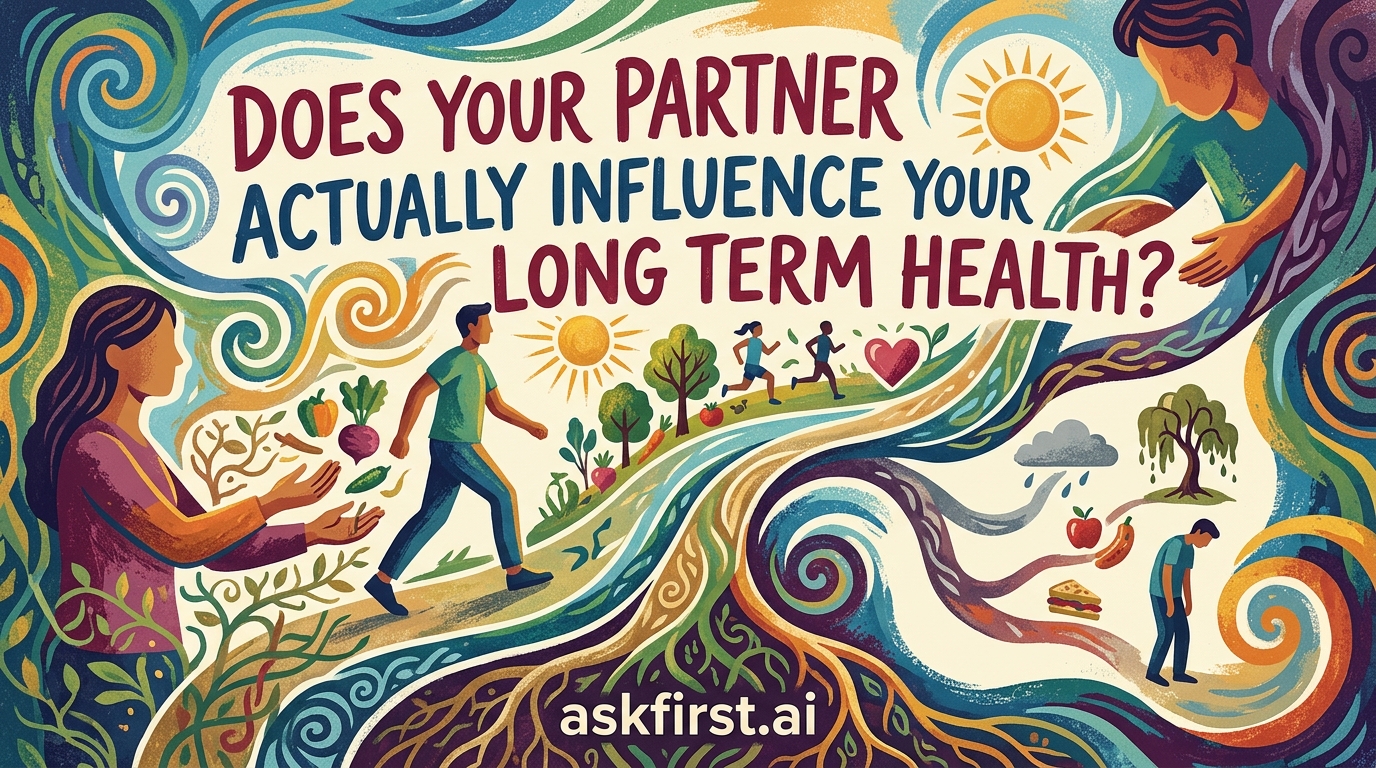 Does your partner actually influence your long term health? Does your partner actually influence your long term health?