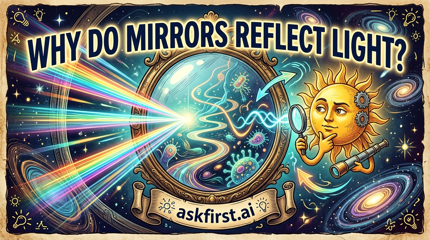 Why do mirrors reflect light? Why do mirrors reflect light?