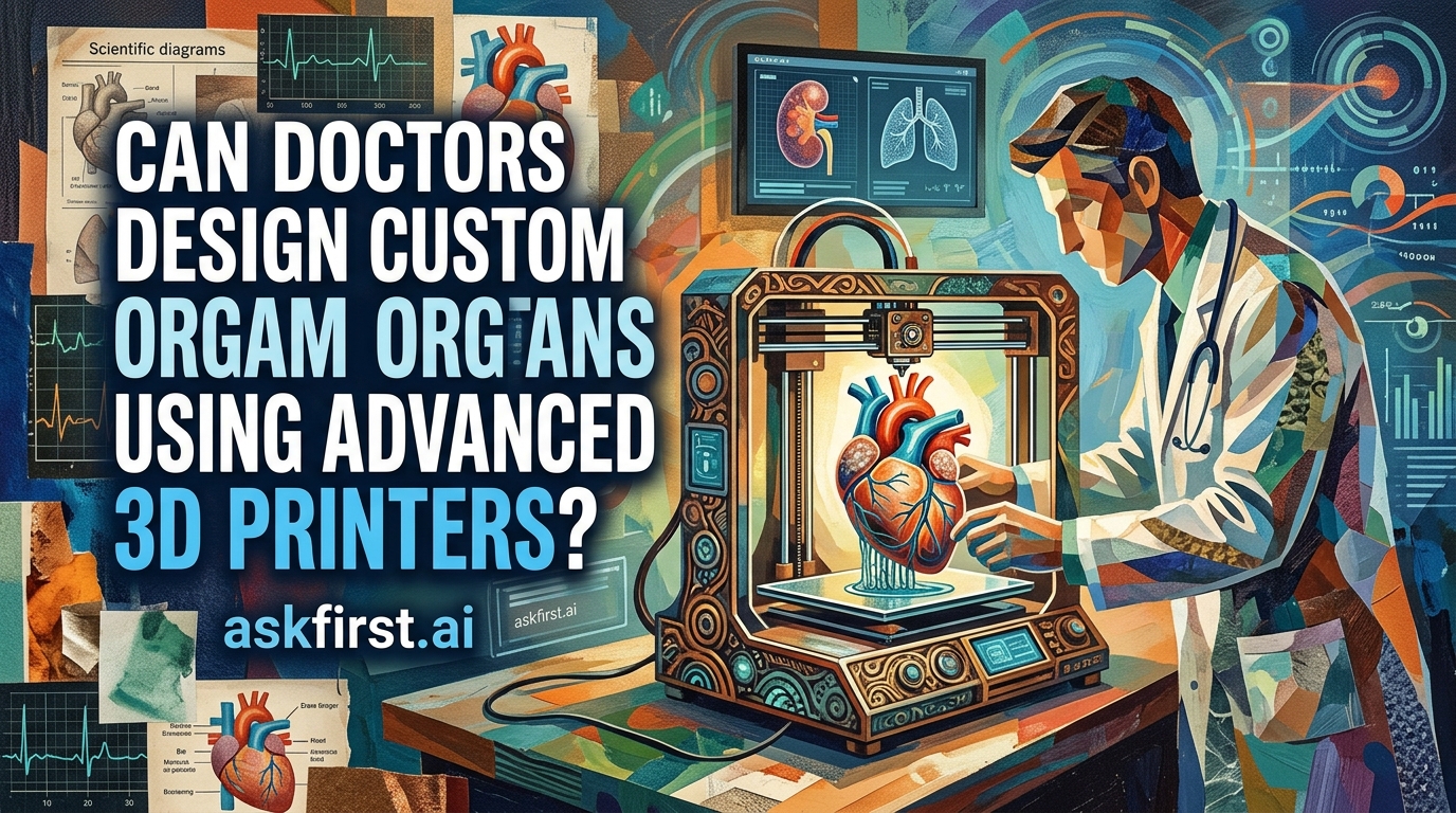 Can doctors design custom organs using advanced 3D printers? Can doctors design custom organs using advanced 3D printers?