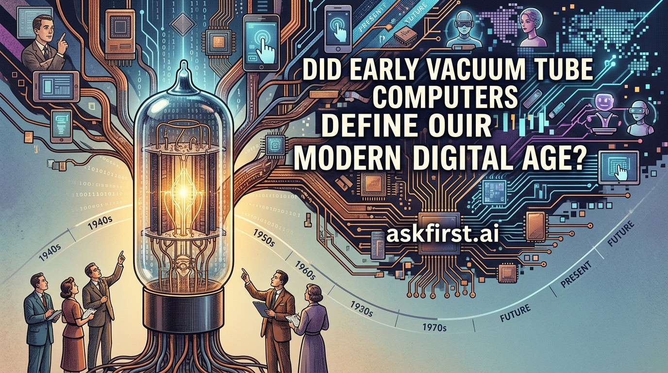 Did early vacuum tube computers define our modern digital age? Did early vacuum tube computers define our modern digital age?
