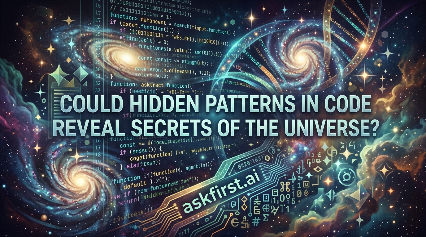 Could hidden patterns in code reveal secrets of the universe? Could hidden patterns in code reveal secrets of the universe?
