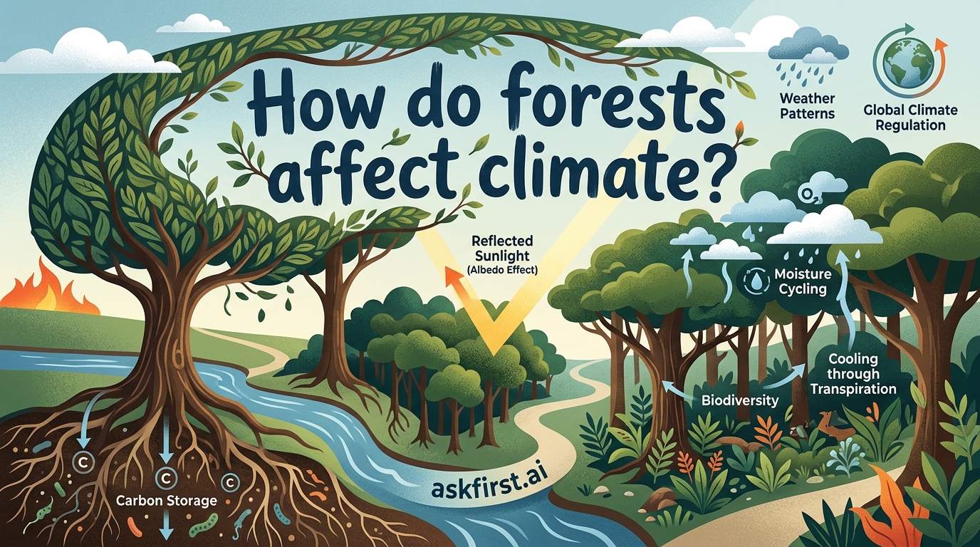 How do forests affect climate? How do forests affect climate?